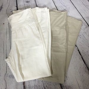 Bundle 2 pairs of linen pants